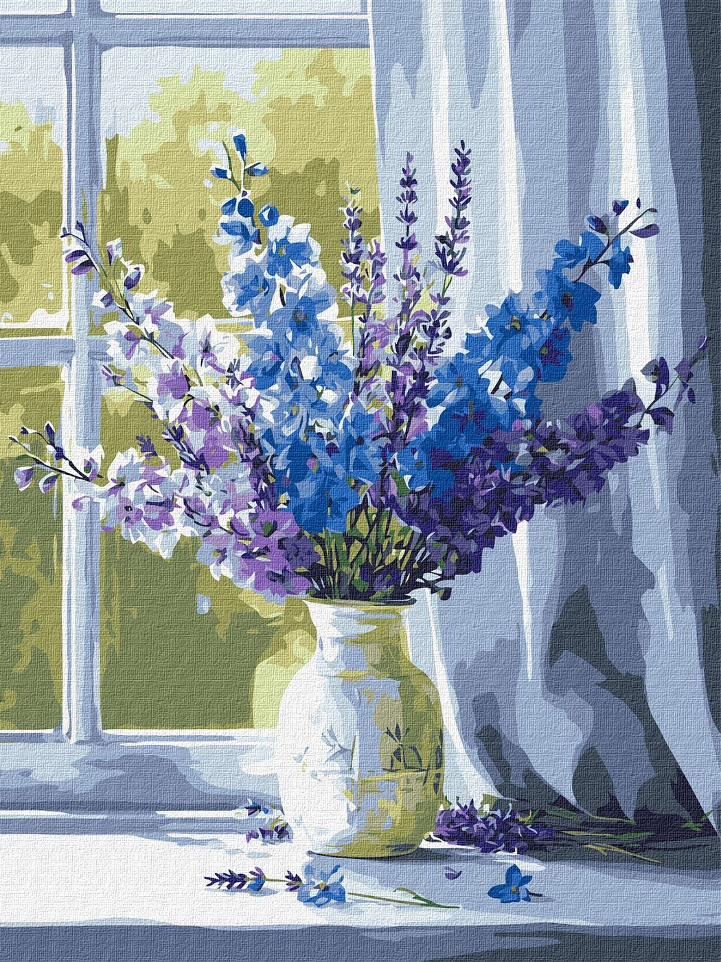 Painting by numbers "Ideyka" /KHO3378/ "Moment of inspiration" 30*40cm