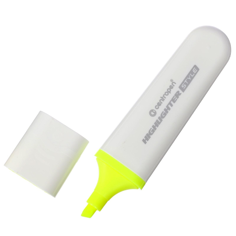 Text marker "Centropen" /6252/51/ "Highlighter Style", 1-4.6 mm, yellow (10)