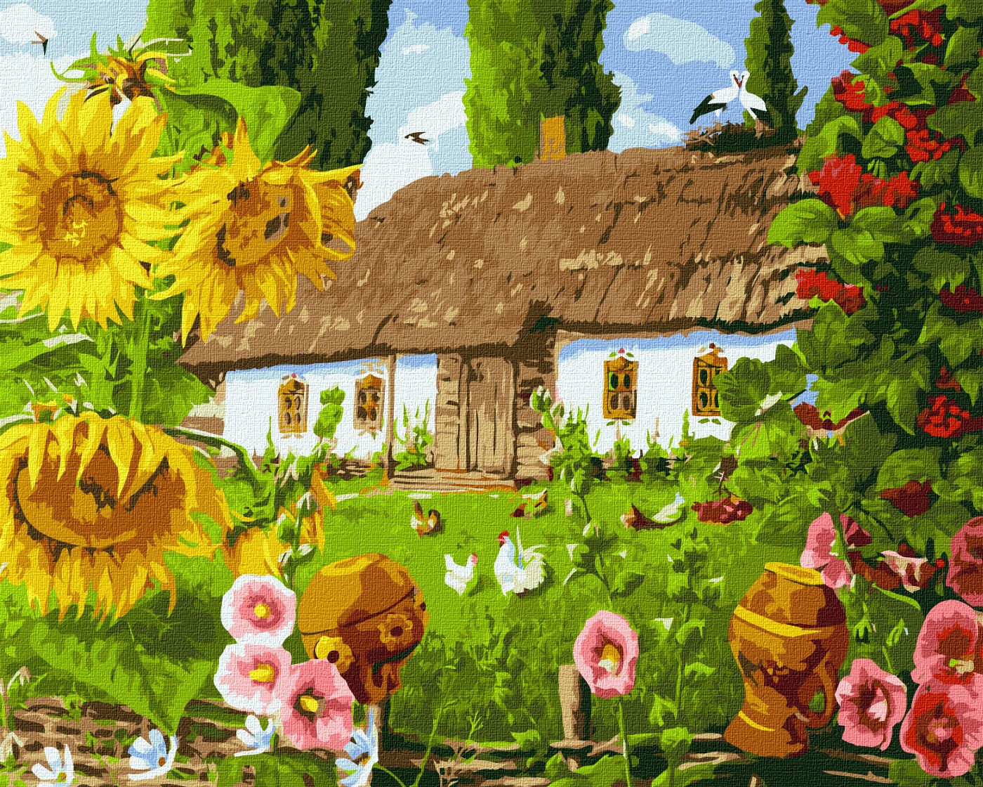 Painting by numbers "Ideyka" /KHO6317/ "A land sweet to the heart" 40*50 cm