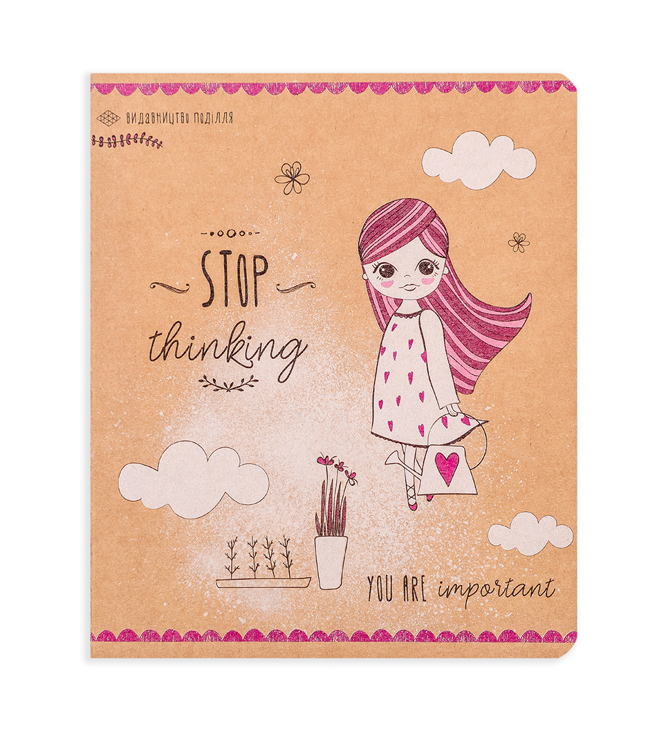 Student's notebook "Podillia" 48 sheets # /18426/ "Dream girls" Kraft (10/200)