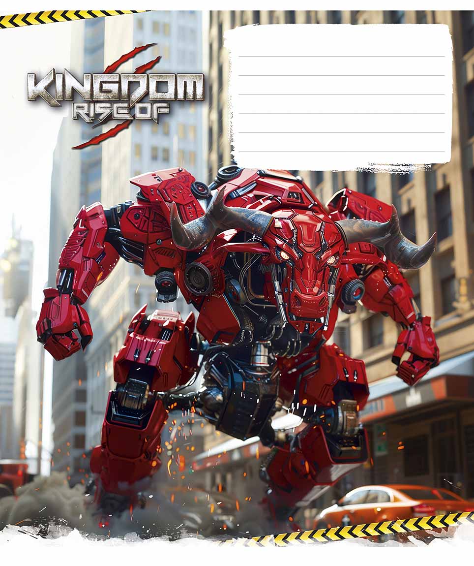 Зошит уч. "Школярик" 18арк.== /3467L/ "Animals transformers" ВД-лак (хлопчик) (25/250)