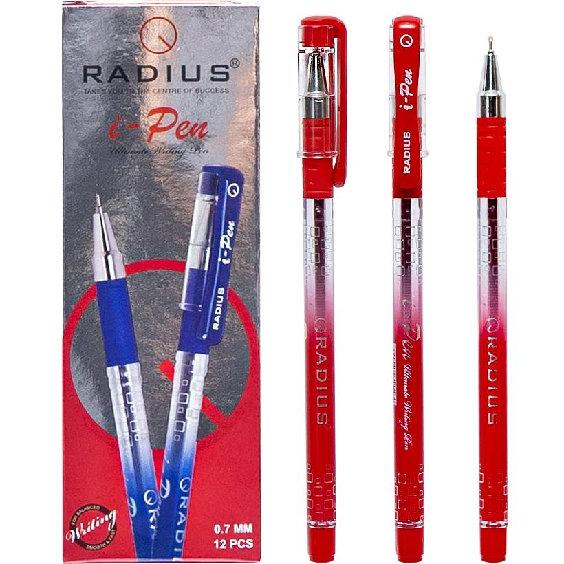 Ballpoint pen "Radius" /I-Pen/ red, 0.7 mm (12/144)