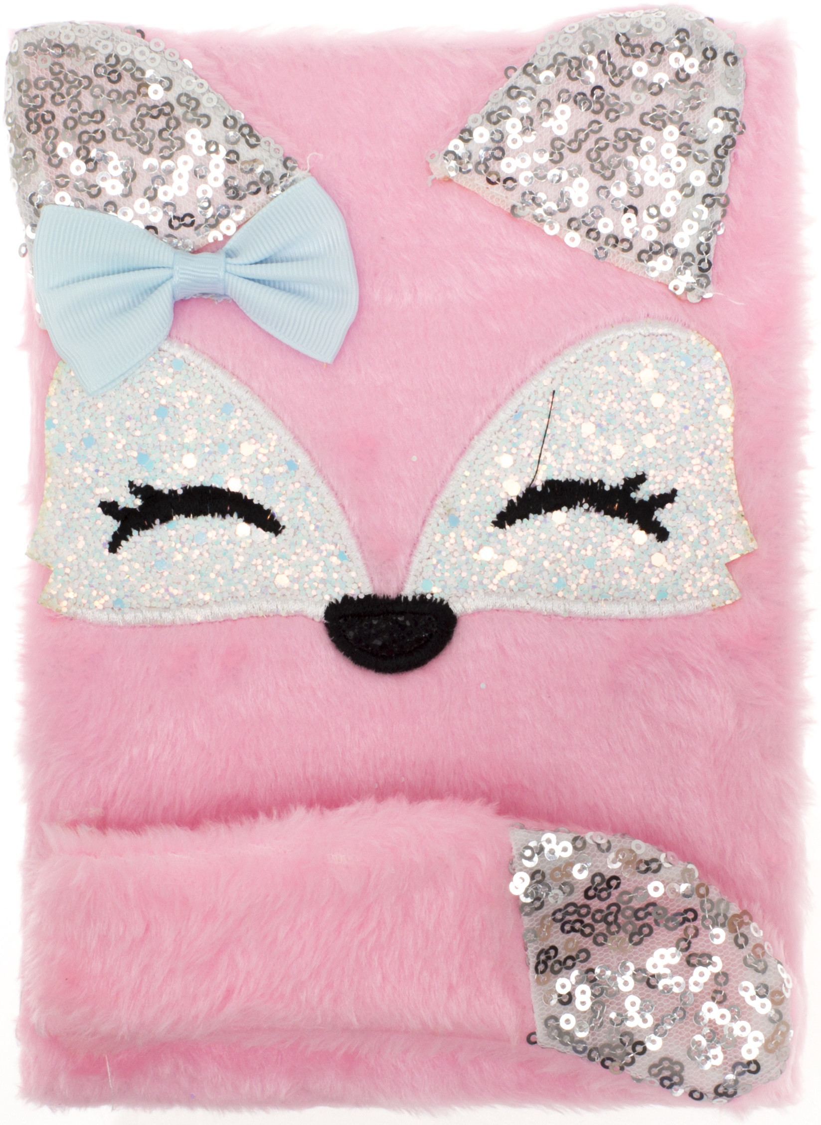 Fluffy notebook A5/80 "JO" /JSB20929-9/ "Foxes" mix # 80g, mix (1/60/120)