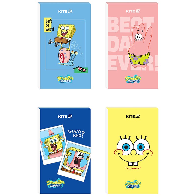 Sketchbook A6/50 sheets. "Kite" /SB25-195/ tablet, wireless. SpongeBob SquarePants (1/12)