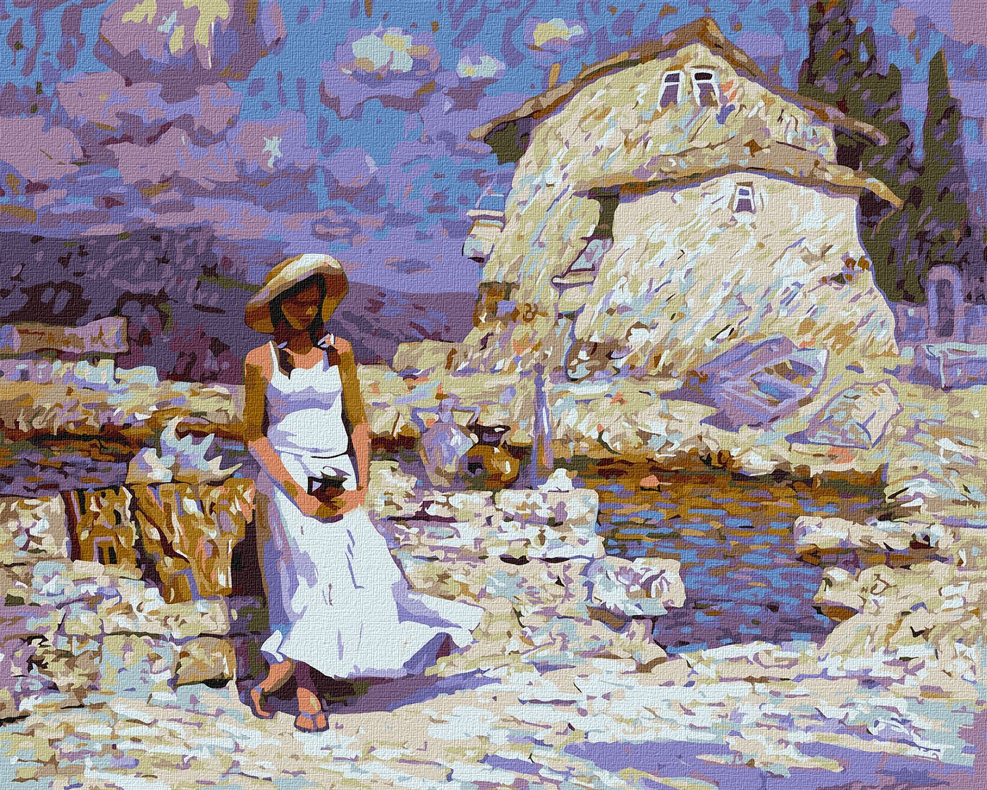 Painting by numbers "Ideyka" /KHO2612/ "Souvenir shop" 40*50 cm