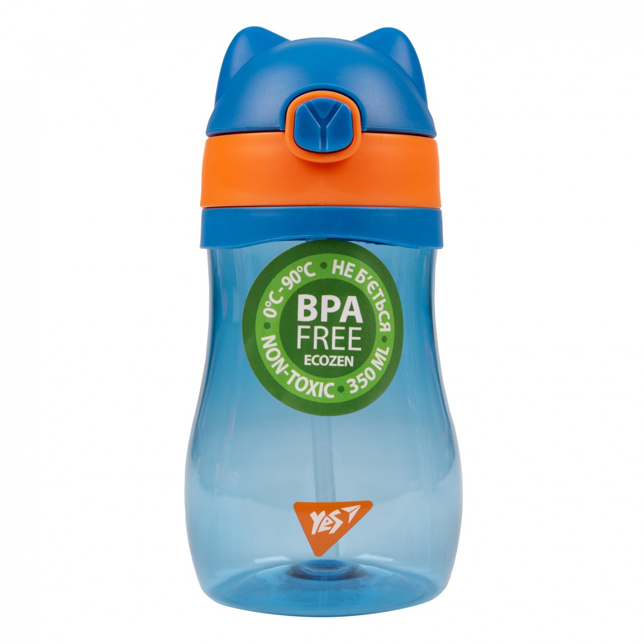 Water bottle "YES" /708172/ "Fusion" 350 ml, blue (1/48)