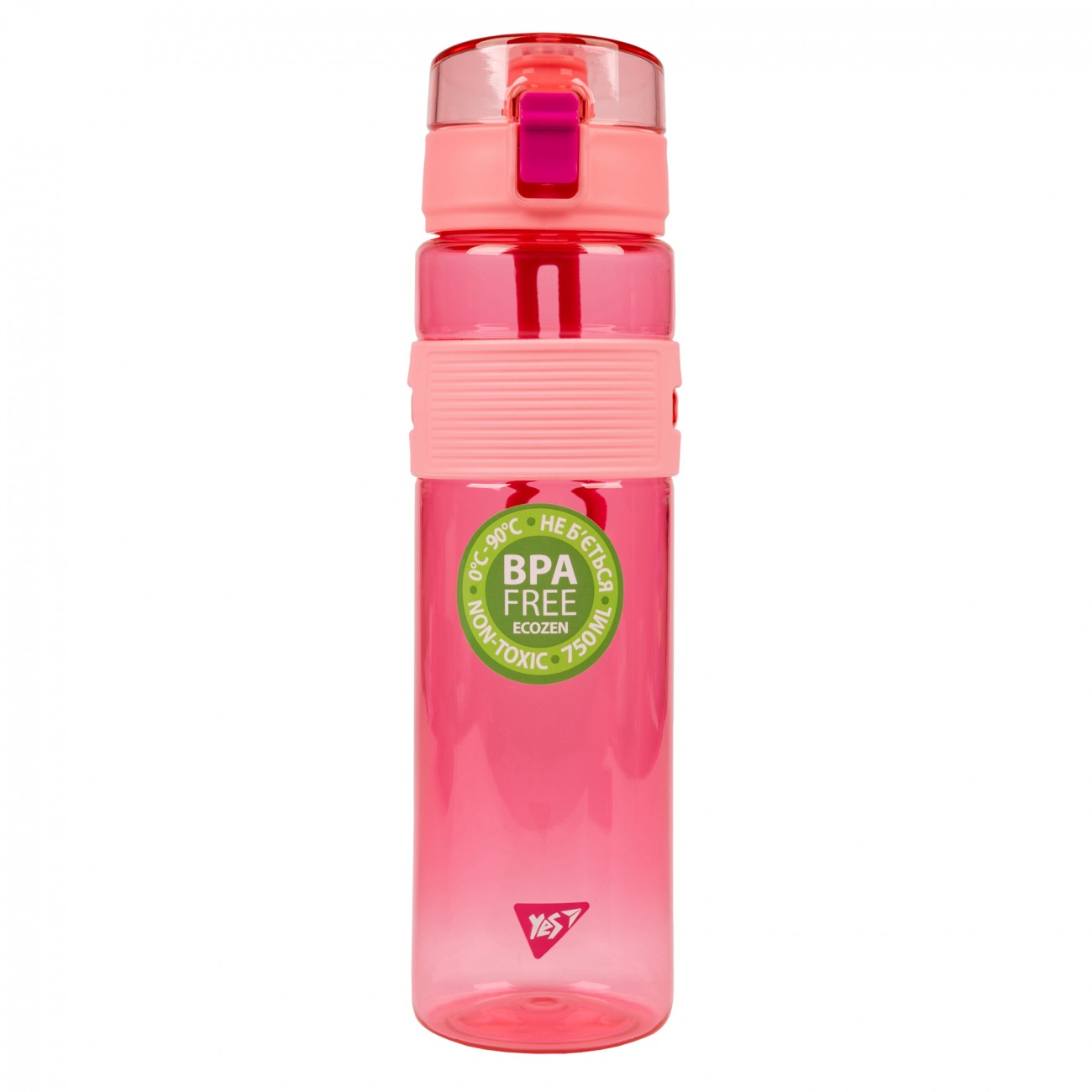 Water bottle "YES" /708194/ "Fusion" 750 ml, pink (1/48)