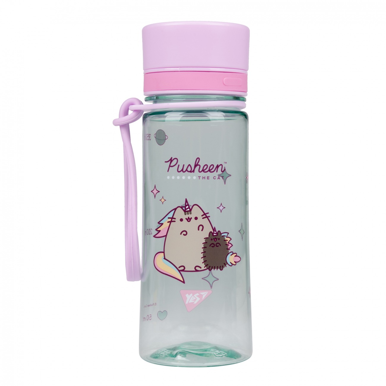 Water bottle "YES" /708178/ "Pusheen" 400 ml (1/25)