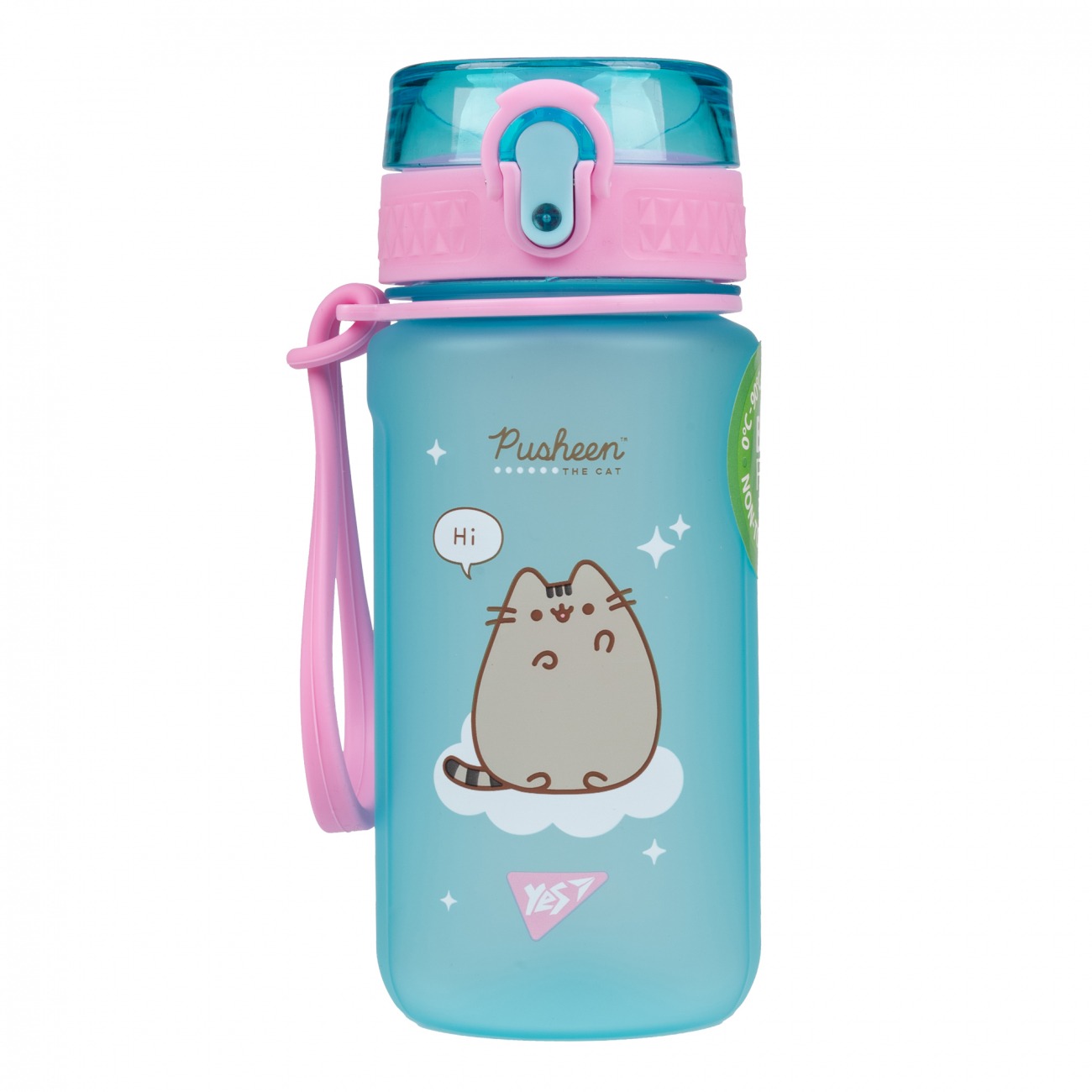 Water bottle "YES" /708180/ "Pusheen" 500 ml, soft touch (1/25