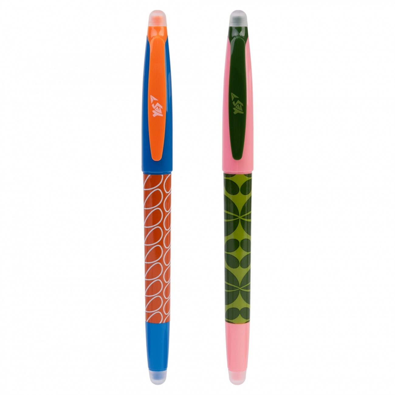 "Write-erase" pen "YES" /420404/ Abstract Flowers 0.7 mm blue (24/864)