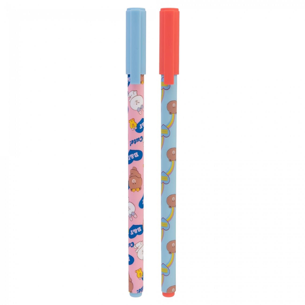 Ballpoint pen "YES" /412183/ "Line Friends: Rainbow Dream" 0.7mm, blue (24/288/1728)