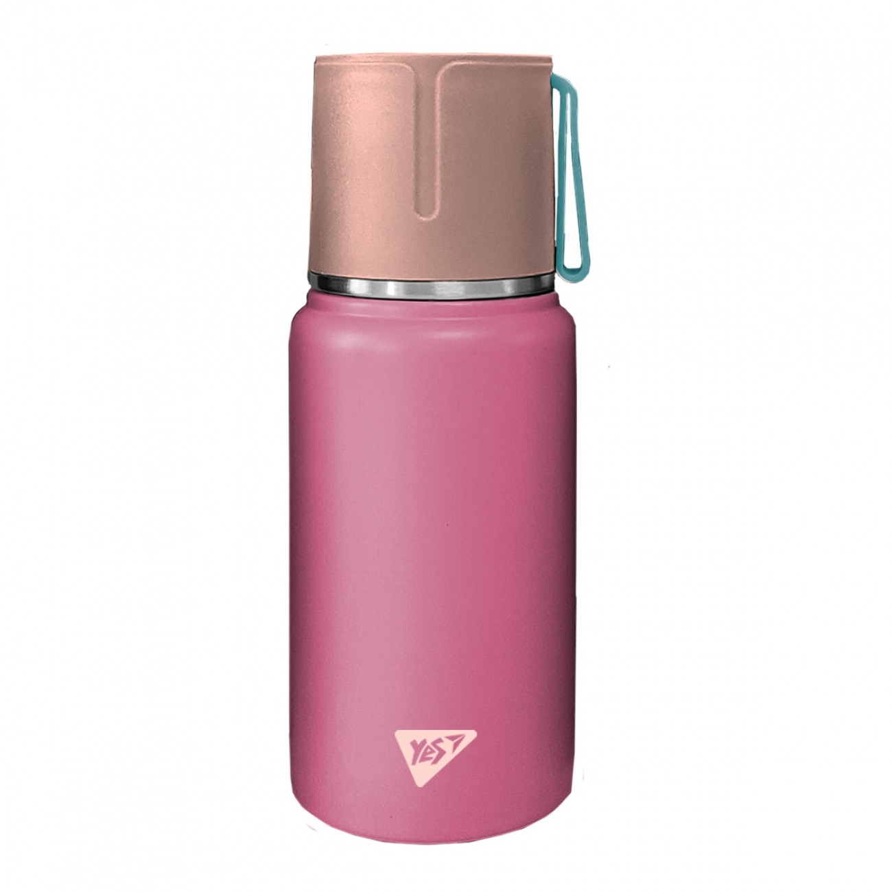Thermos "YES /708208/ "Fusion" with cup, 420 ml, pink (1/20)