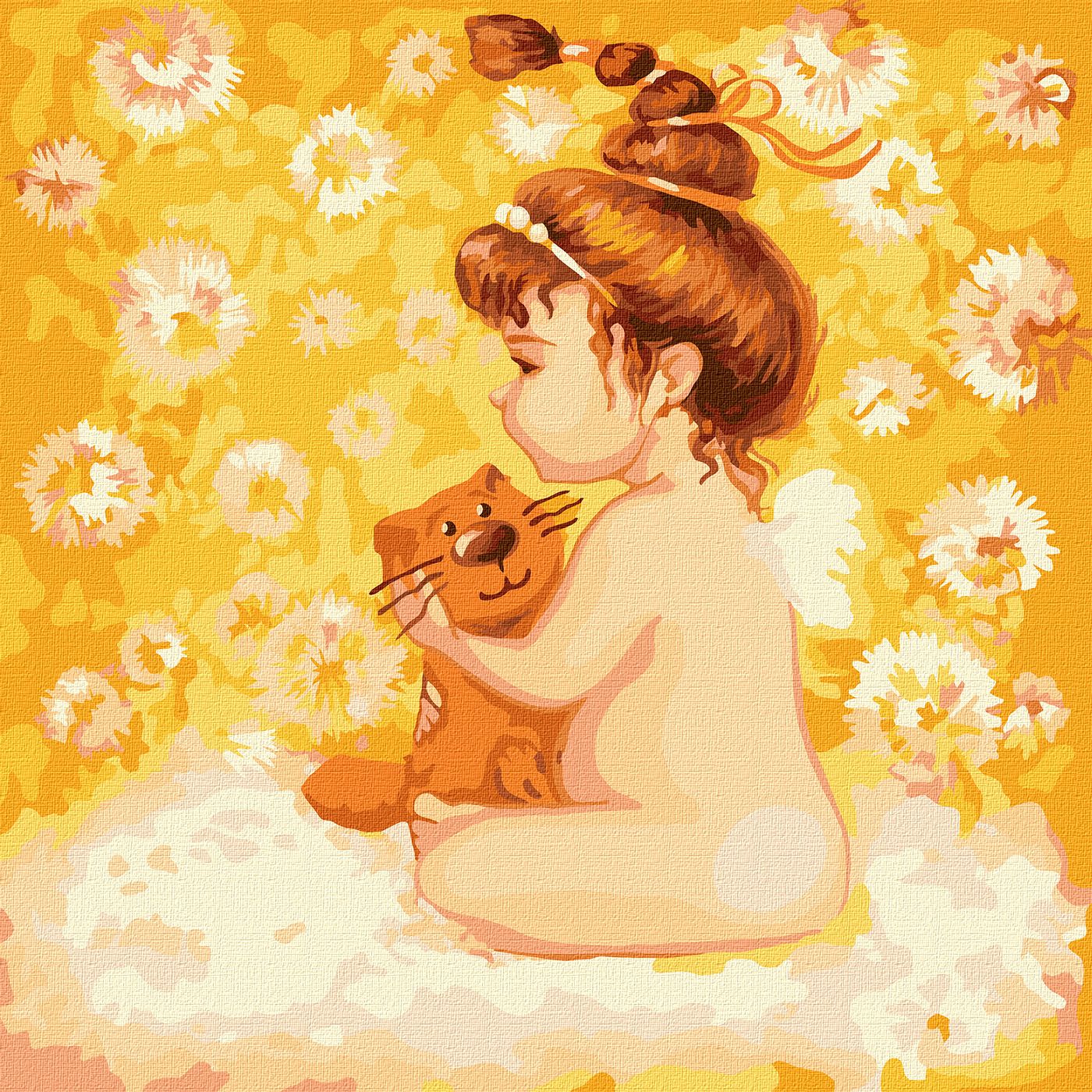 Painting by numbers "Ideyka" /KHO2385/ "Baby" 30x30cm