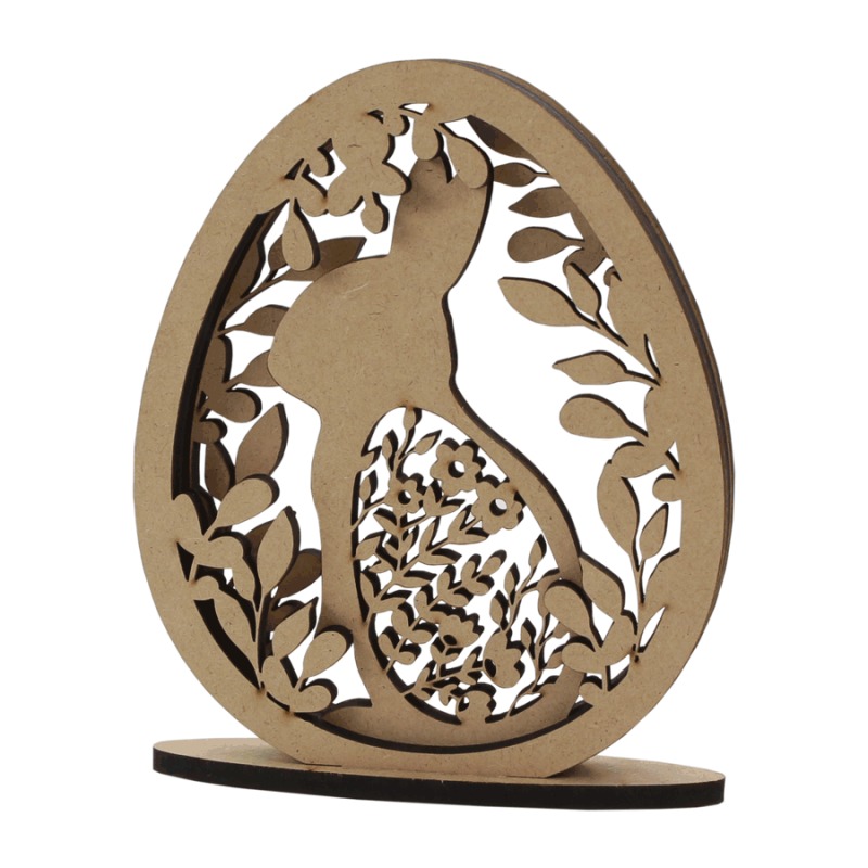 Заготовка "Rosa Talent" /641/ 3D композиція на підставці "Зайчик 3" МДФ, 14*3*17см