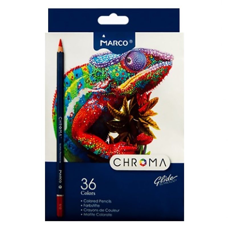 Colored pencils "Marco CHROMA" 36 pcs. /8010-36CB/ cardboard (4/48)