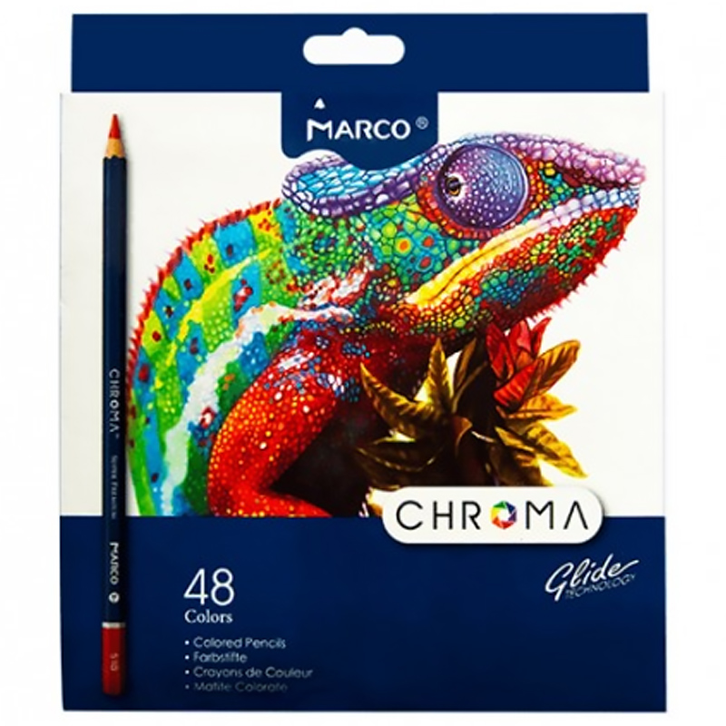 Colored pencils "Marco CHROMA" 48 pcs. /8010-48CB/ cardboard (3/30)