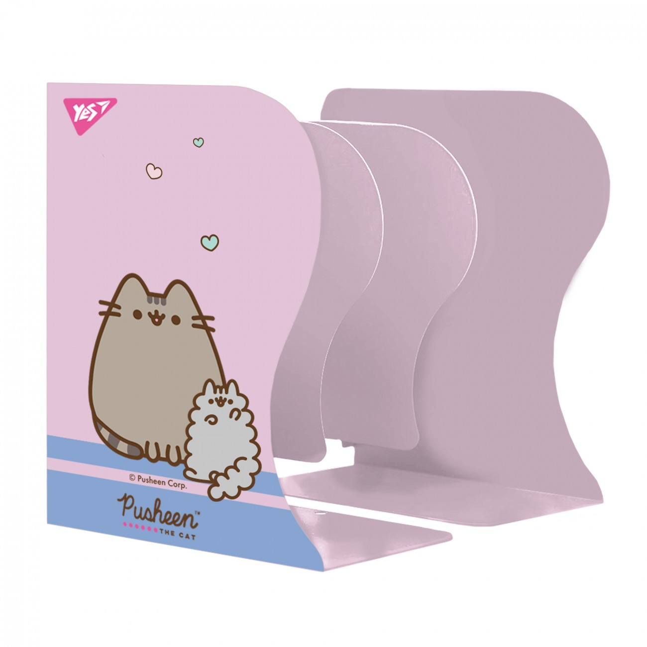Metal shelf-holder for books "Yes" /470531/ "Sweet Pusheen" sliding (1/24)