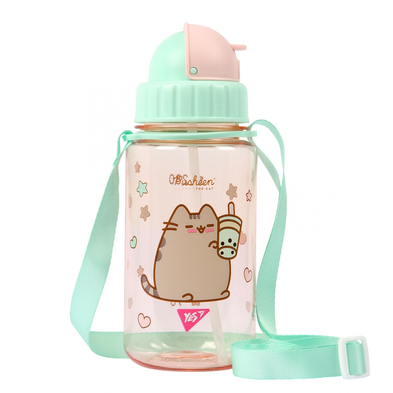 Water bottle "YES" /708313/ "Pusheen" 360 ml (1/48)