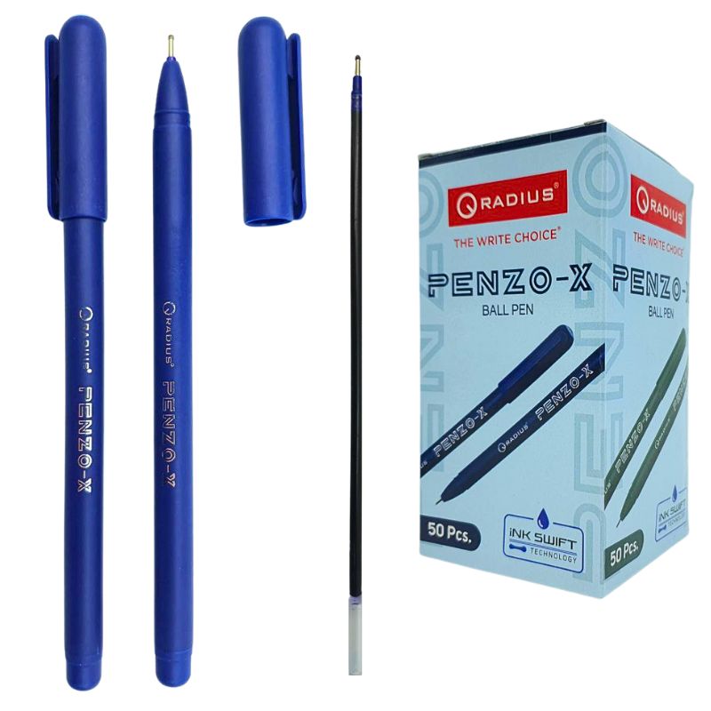 Ballpoint pen "Radius" /PENZO-X blue/1000 m (50/500/2000)