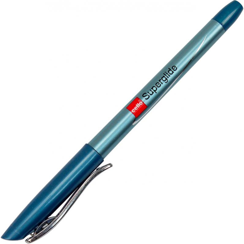 Ballpoint/oil pen CELLO "Superglide" 1mm, BLUE (12/120)