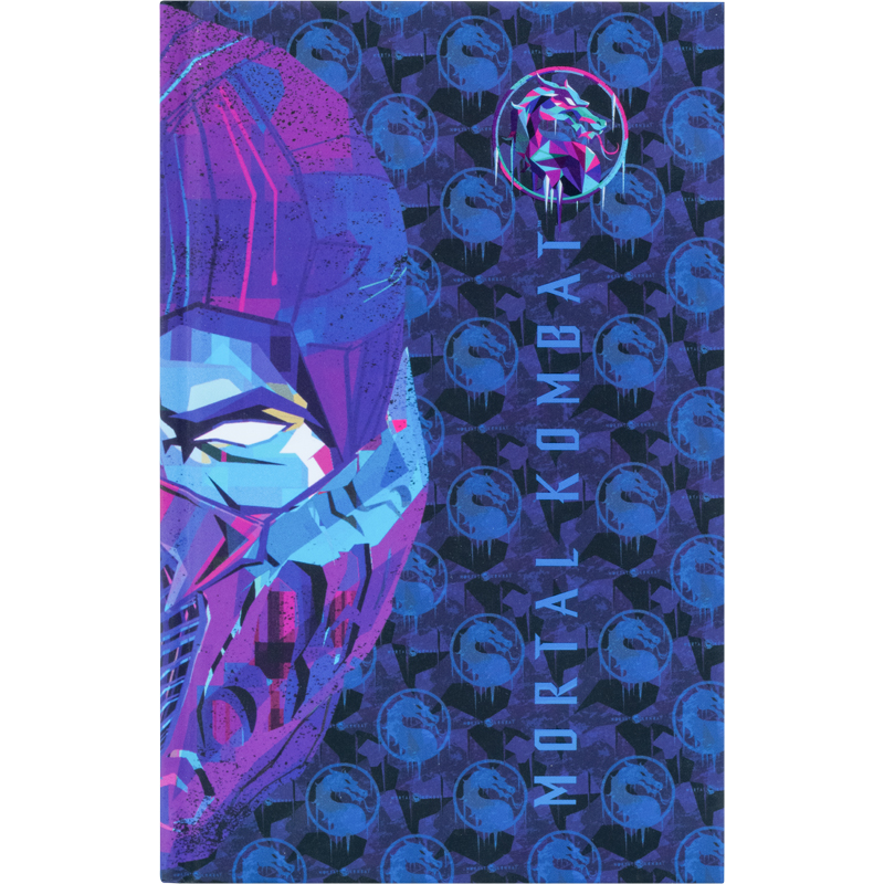 Notebook A6/80 "Kite" /MK22-199-2/ tv. cover, #, "Mortal Kombat" (1/10)