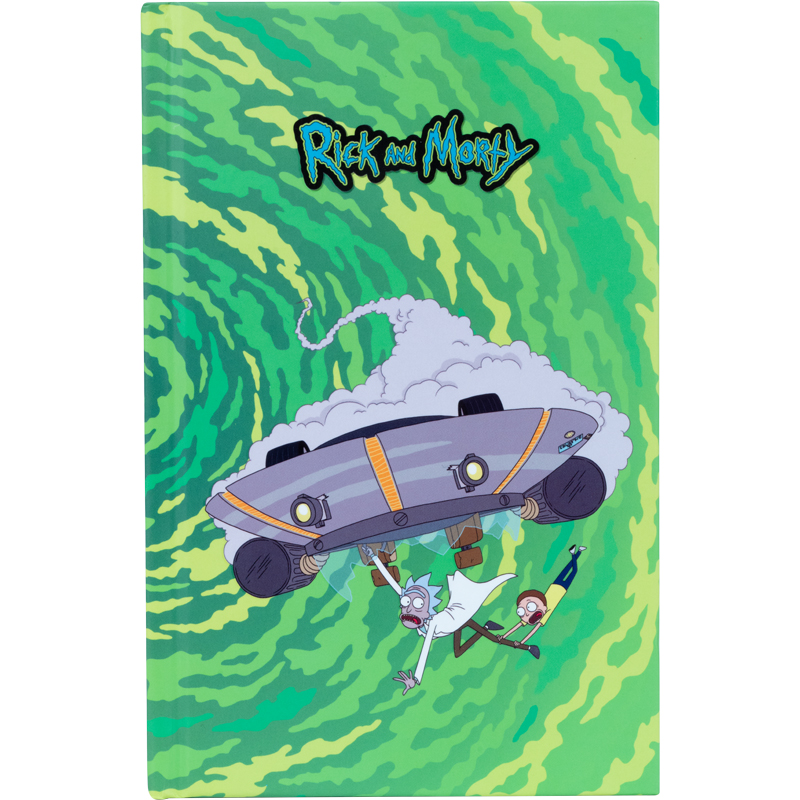 Notebook A6/80 "Kite" /RM22-199-1/ tv. cover, #, "Rick and Morty" (1/10)