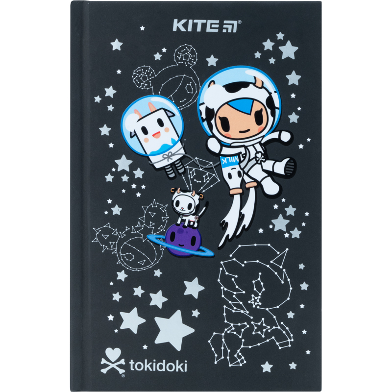 Notebook A6/80 "Kite" /TK22-199-1/ tv. cover, #, "Tokidoki" (1/10)