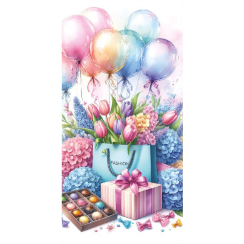 Конверт для грошей "Fiesta" /КВ 25-192/ З найкращими побажаннями (10/300)