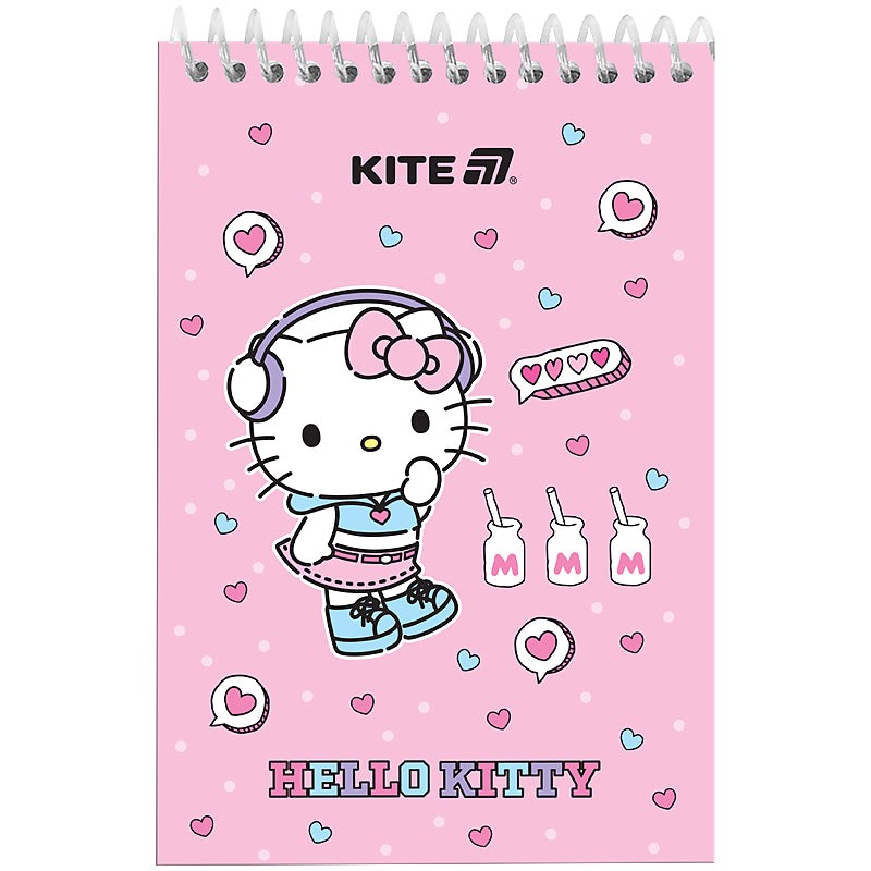 Sketchbook A6/48 sheets. "Kite" /HK25-196-1/ layer. spiral Hello Kitty (1/20)