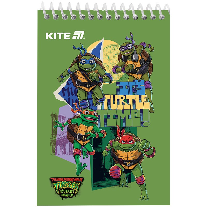 Sketchbook A6/48 sheets. "Kite" /NT25-196/ layer. spiral TMNT Mutant Mayhem (2023 Movie) (1/20)