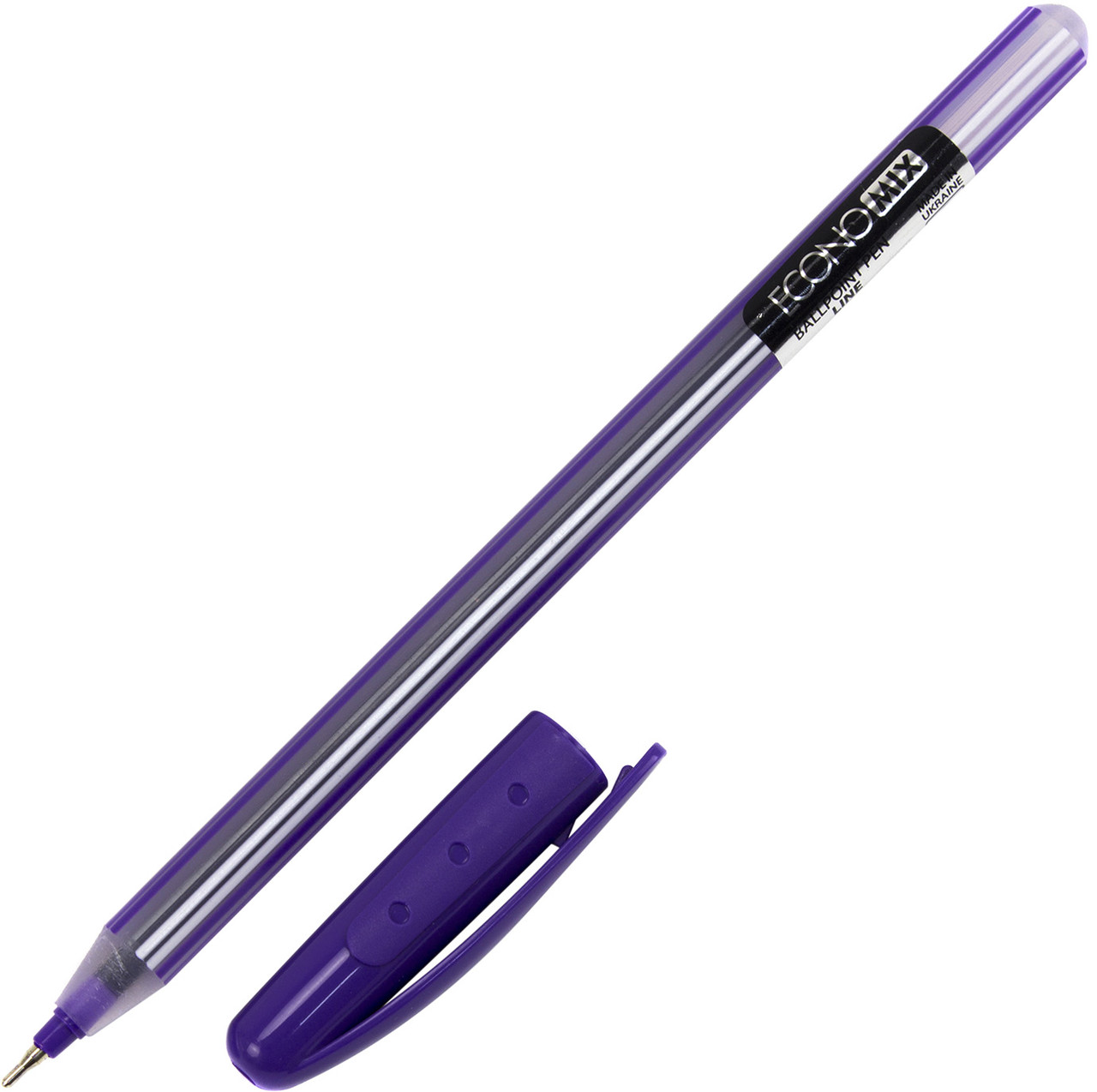 Oil pen "ECONOMIX" /E10196-12/ LINE, purple (50/1000)