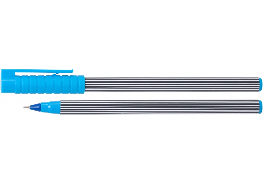 Oil pen "ECONOMIX" /E10198/ STRIPY, blue (50/1000)
