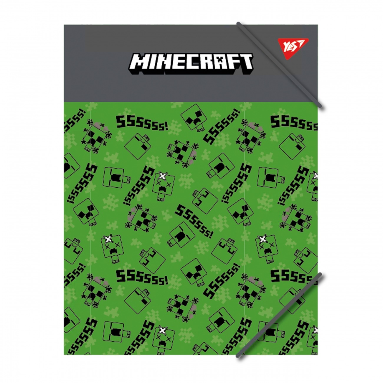 A4 rubber folder "Yes" /492214/ "Minecraft. Creepers" (1/40/80)