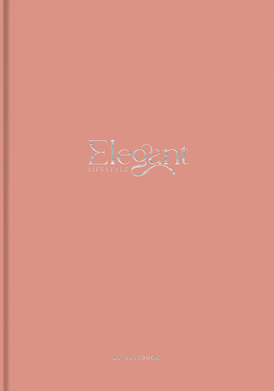 Notebook A4/80 sheets. "MonAmi" integrated cover /A4-IC-080-7032K/ # mat. lamination + embossing, white block, 70g/m2 (4/16)