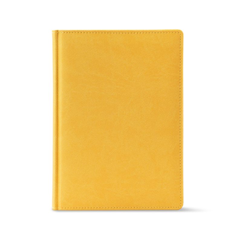 Щоденник ЗВ-43 н/дат "Twill" жовтий 168 арк. == 142х203 (1/10)