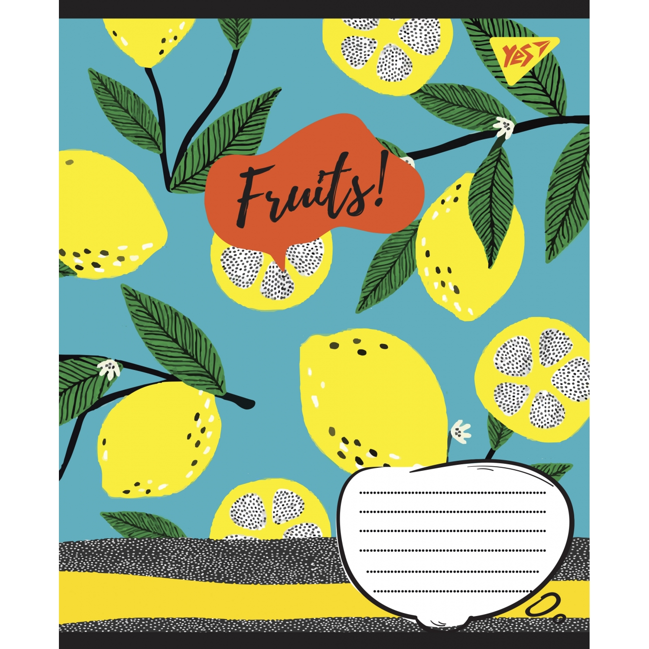 Зошит уч. "YES" 48арк.== /766025/ "Fruits" (10/200)
