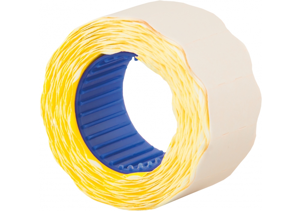 Shaped price tag "Economix" /E21304-05/ 26x12 mm, 500 pcs/roll, yellow (10/300)