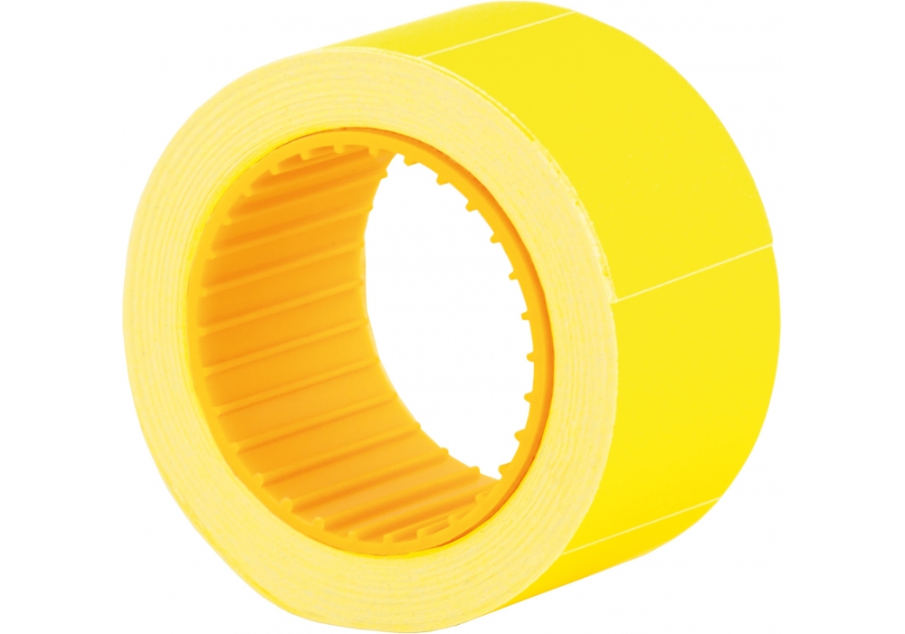 Rectangular price tag "Economix" /E21309-05/ 30x40 mm, 150 pcs/roll, yellow (10/300)
