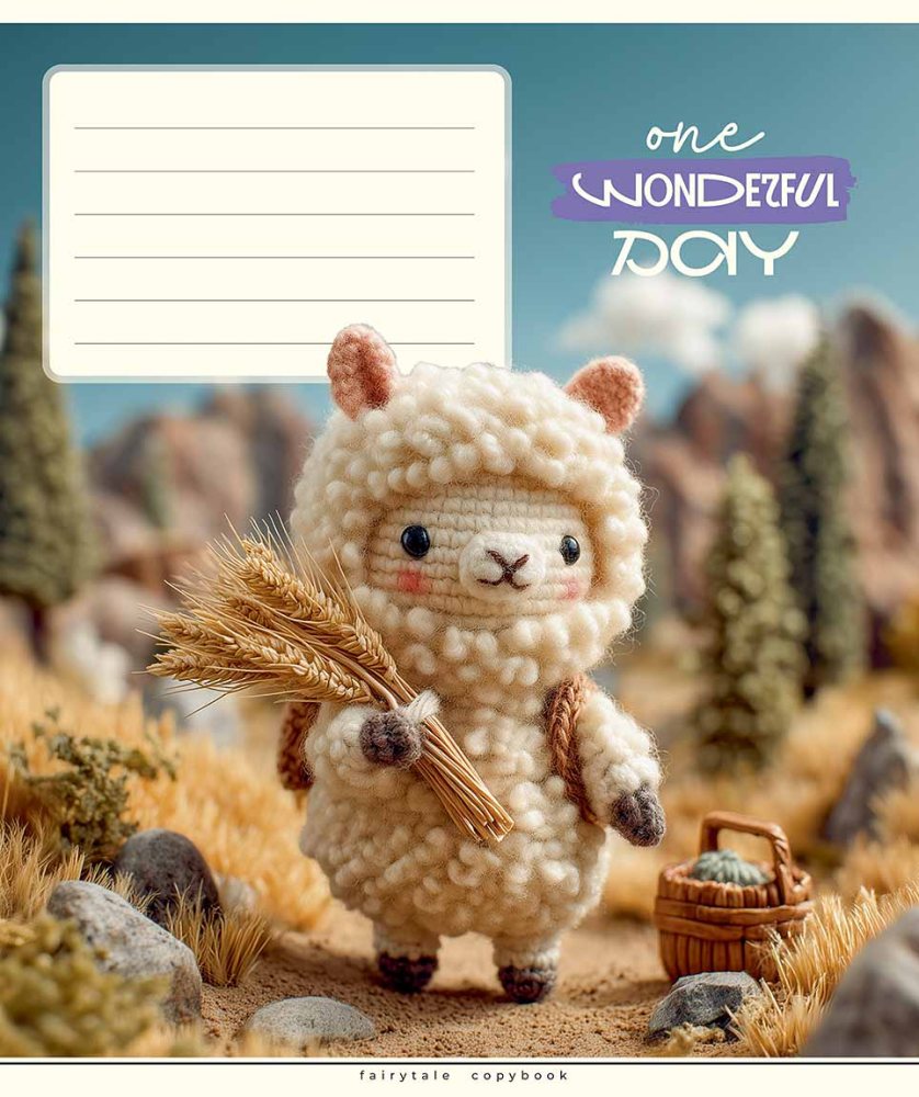 Зошит уч. "Школярик" 12арк.// /3770C/ "One Wonderful Day" ВД-лак (дівчинка) (30/300)