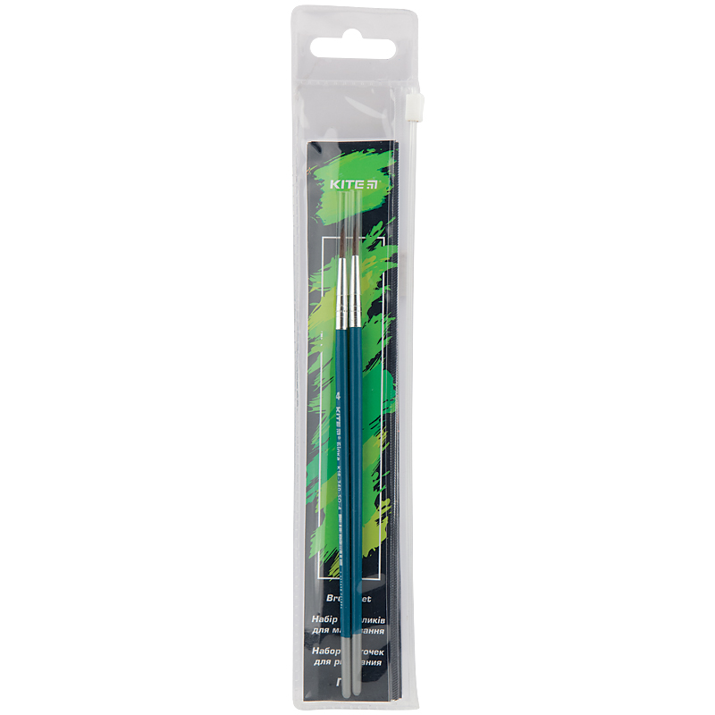 Set of brushes "Kite" /K18-346/ 2pcs, pony round 4, 8 in a pencil case (1/50/500)