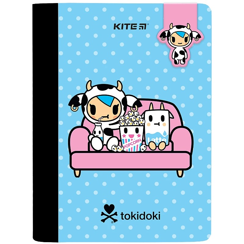 Notebook A5/60 sheets. "Kite" /TK24-192/ # with magn. bookmarked "Tokidoki" (1/10/20)