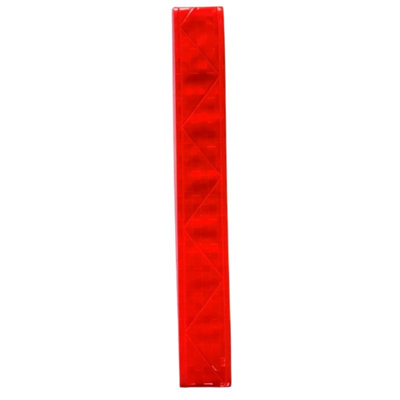 Flicker reflective "ECONOMIX" /E30815-06/ on Velcro, PVC, 55cm*2.5cm, bright orange (1/100)