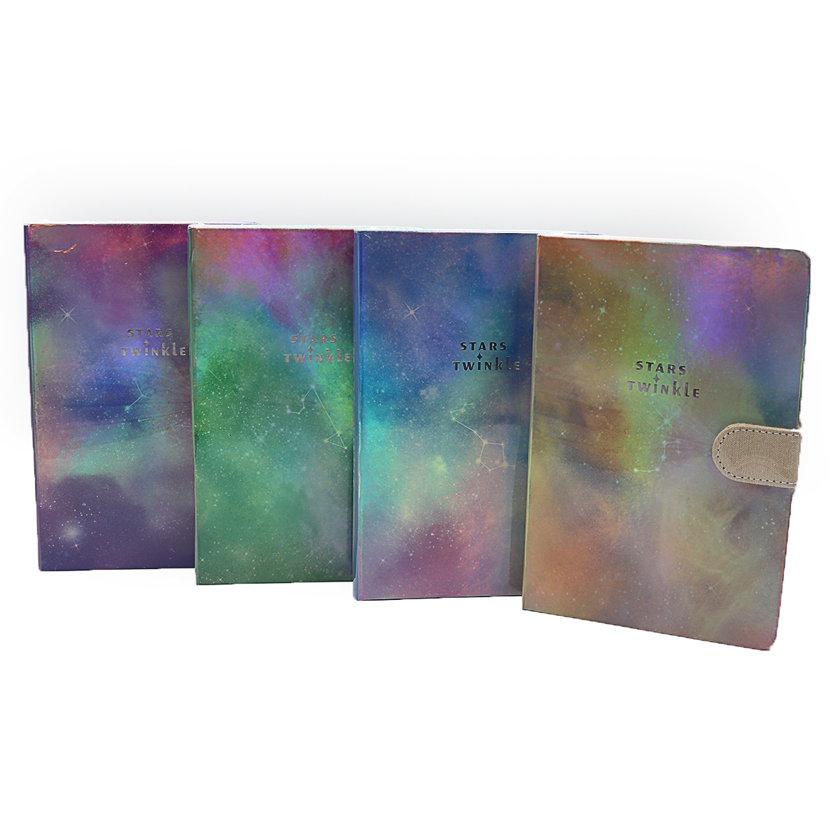 Button notebook B6 "JO" /MY002-7 / "Space" (1/12)