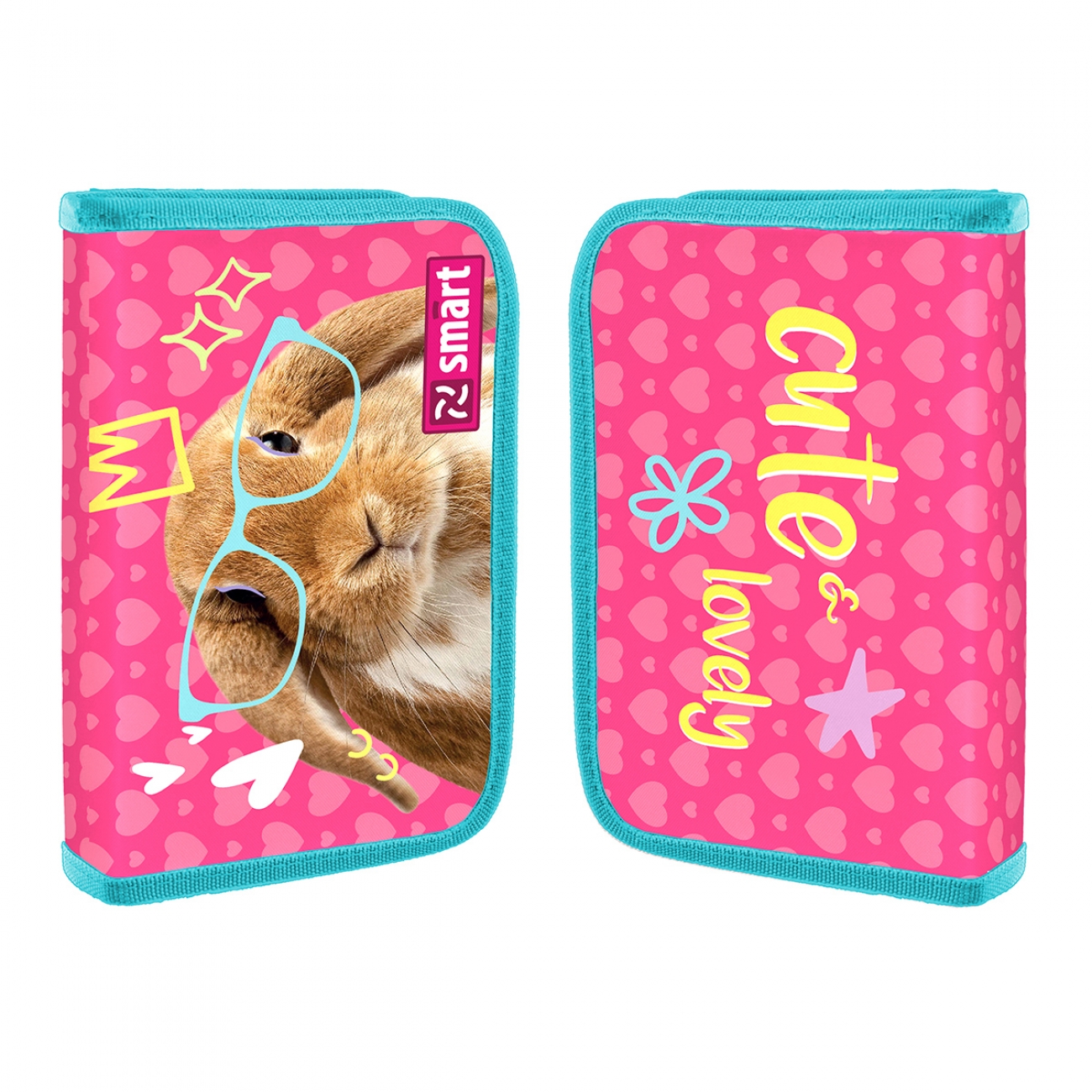 Hard pencil case "Smart" /533279/ 1 compartment. 1 division HP-03 Cute lovely (1/50)