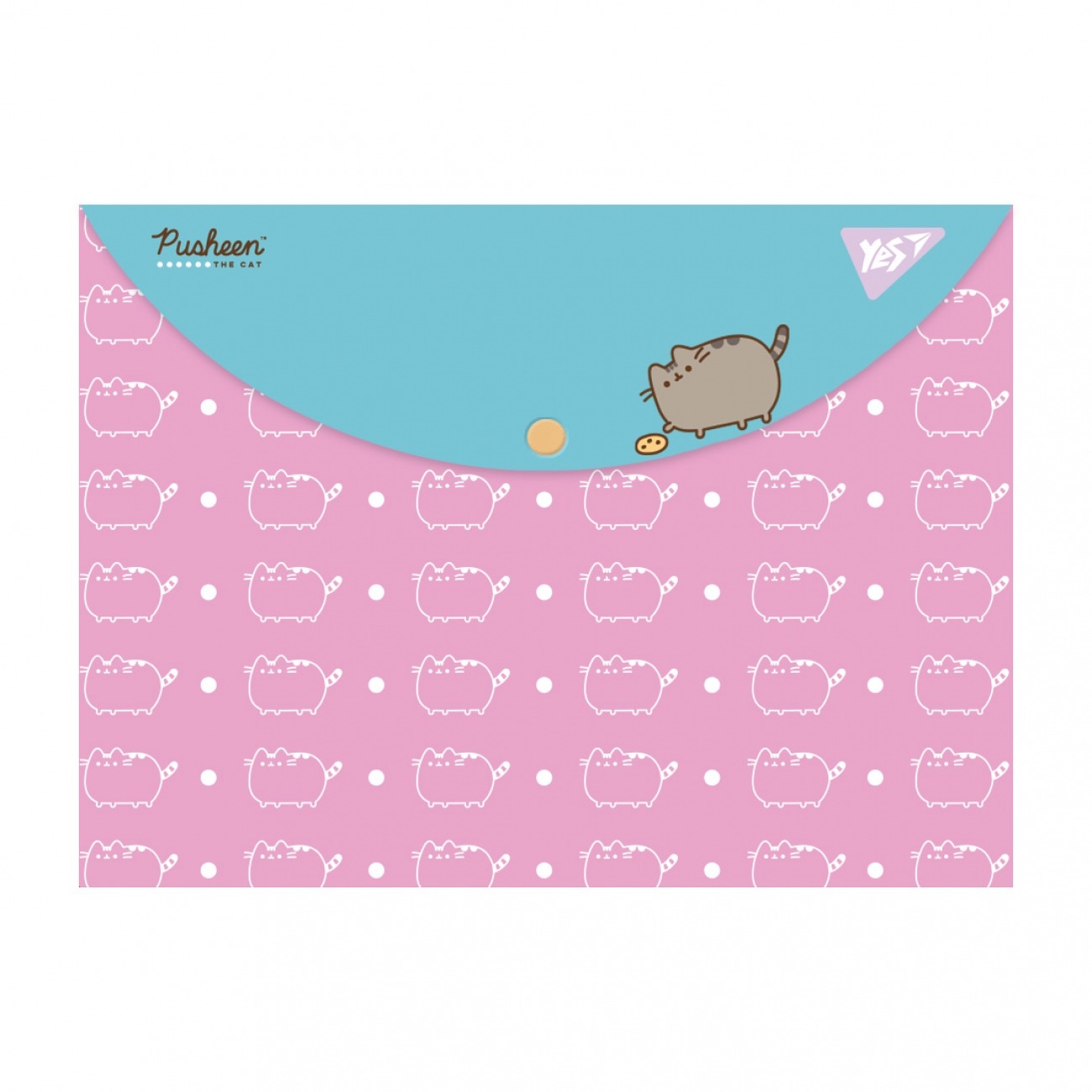 B5 Button Envelope Folder "Yes" /492226 "Pusheen" (1/10/200)