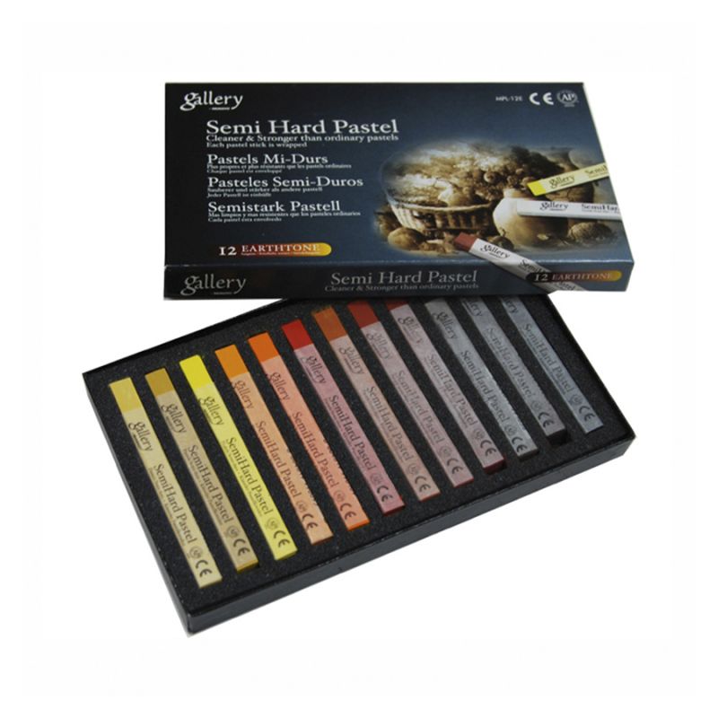 Pastel dry prof. half tv "Mungyo" /MPL-12/ 12 pcs. "Semi Hard Pastel" kradr./017/ (1/12)