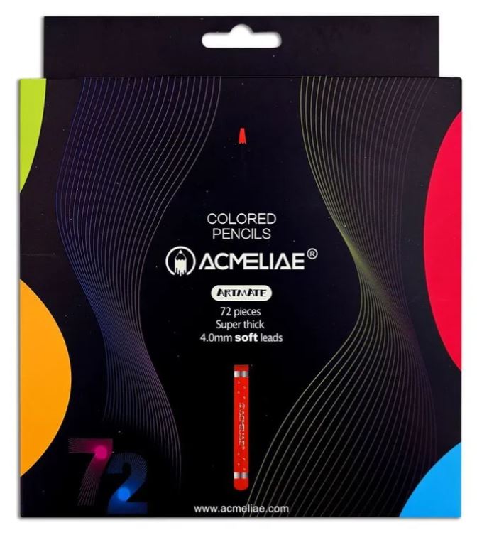 Олівці кольорові "Acmeliae" 72 кол. /43181/ 4.0мм, карт. уп (1/24)