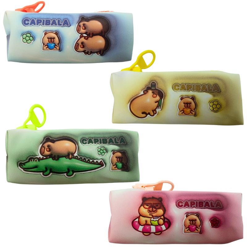 Pencil case "JO" /IMG134220/ "Capybara" mix (1/8)
