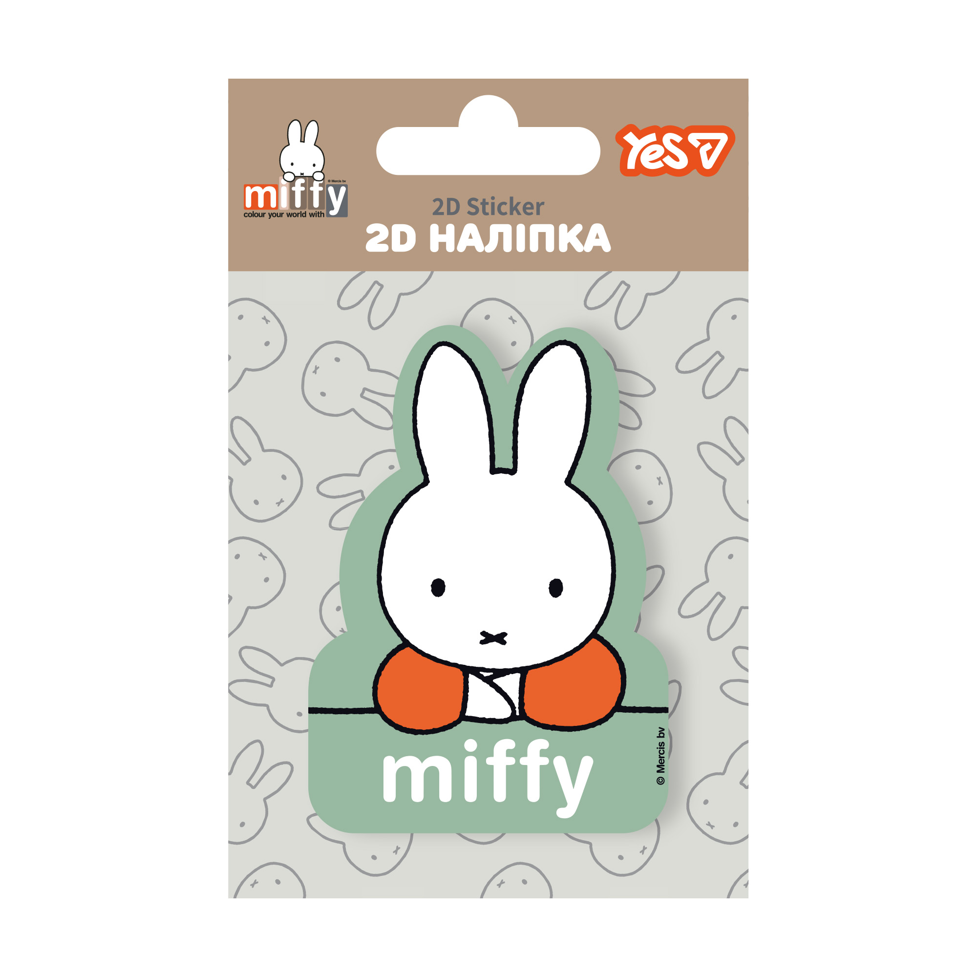 Наліпка "YES" /708523/ 2D "Miffy" (1/10/100)