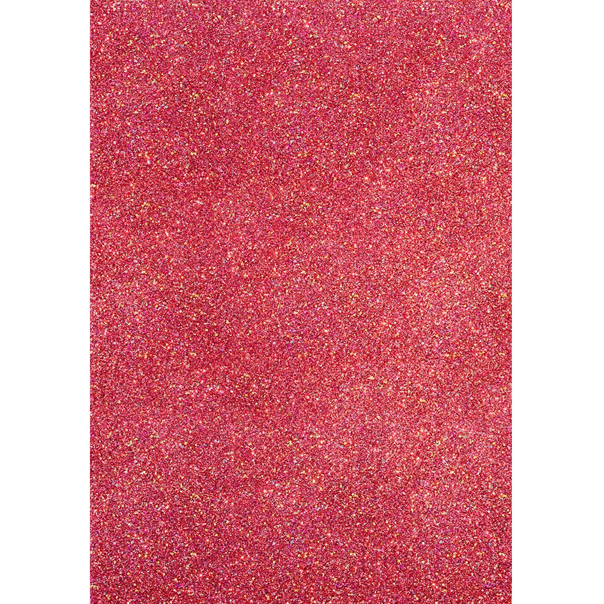 Flexica (foamiran) "SANTI" /743333/ EVA 200*300mm 1.7mm red with holographic glitter (10 sheets) (1/100)
